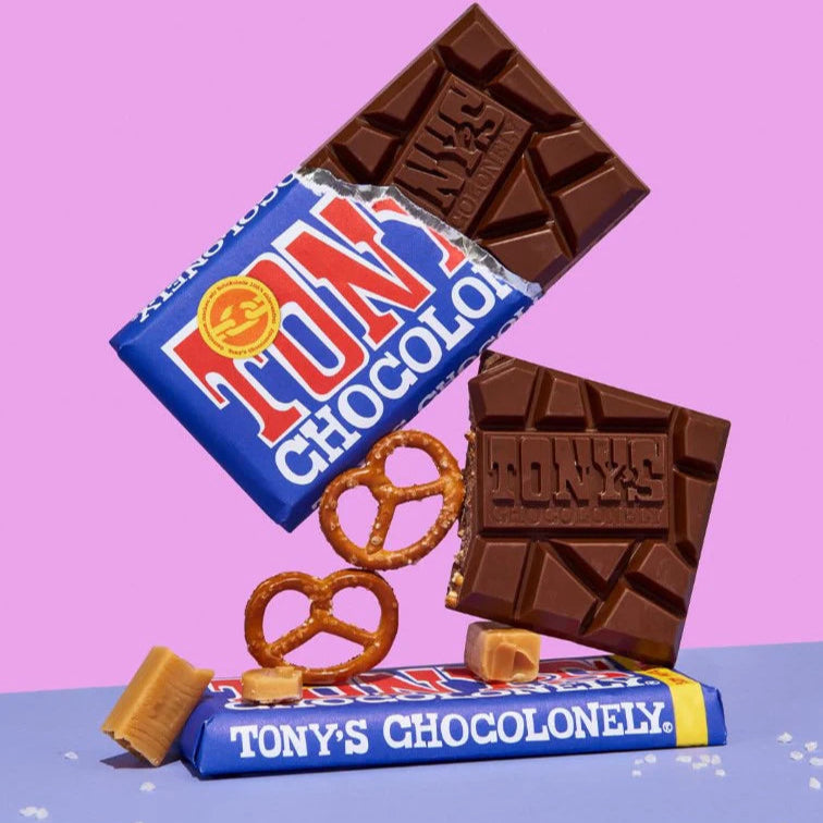 Tony's Chocolonely - Dark Milk Pretzel Toffee