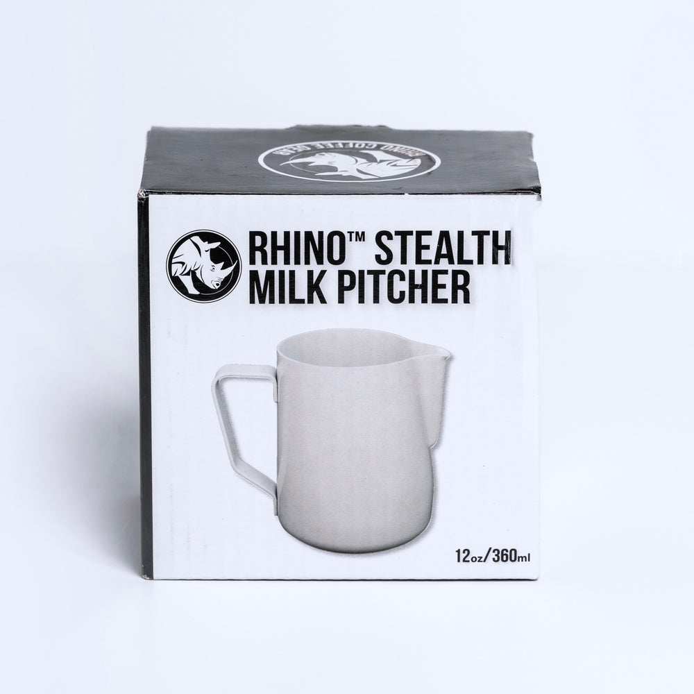 Rhino Stealth Milk Pitcher - White - 950ml/32oz